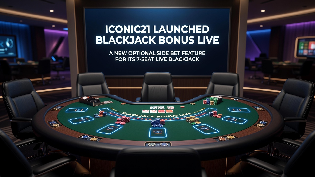 Close-up view of animated multiplier widget displayed on a live blackjack interface before card dealing begins
